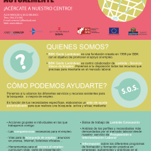 Advertising brochure for an employment office. Un projet de Design , Publicité, Conception éditoriale , et Design graphique de Iciar Ruiz - 21.01.2016