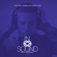 Diseño Web Parallax - In Sound. UX / UI, and Web Design project by Evelyn Rojas Esquivel - 01.22.2016