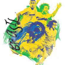 Soccer Tees. Un proyecto de Ilustración tradicional, Dirección de arte y Diseño gráfico de Daniel Juárez - 23.01.2016