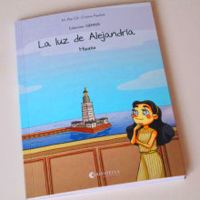 Colección GENIUS vol.1 La luz de Alejandría. Traditional illustration, and Editorial Design project by Cristina Aguilera - 01.24.2016