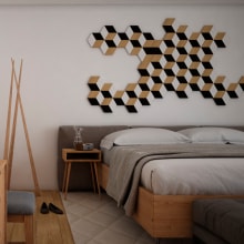 Bedroom design. Design, 3D & Interior Architecture project by Alfonso Perez Alvarez - 01.24.2016