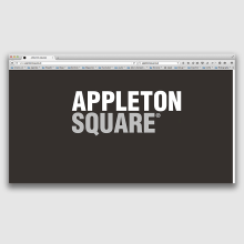  Website for "Appleton Square | Art Gallery". UX / UI, Web Design, and Web Development project by Filipa Ribeiro - 01.25.2016