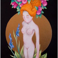 Flora Rosa.. Un proyecto de Ilustración tradicional, Bellas Artes y Pintura de Galstheo - 25.01.2016