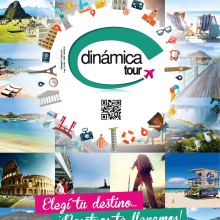 Banner de lona para Dinámica Tour. Graphic Design project by Elena De Leo - 01.13.2016