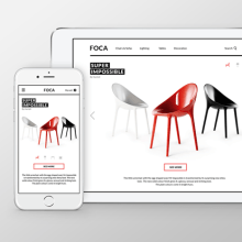 Página web responsive de Foca. Un projet de Design , Motion design, UX / UI , et Webdesign de Ulyana Kravets - 25.01.2016