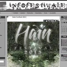 InfoFestivales.com. Music, Photograph, Events, and Web Design project by Alejandro Santa-Cruz - 01.26.2013