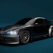 BMW GTR 3. Design de automóveis projeto de Borja Arias Ferradal - 26.01.2016
