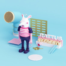 RATTUS CITIZEN . Traditional illustration, 3D, and Character Design project by Juan Felipe Amaya Guarin - 01.27.2016