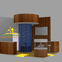 Stand de GM & Sinova para la feria Fruit Attraction de IFEMA. Un proyecto de Diseño, Instalaciones, Eventos, Arquitectura interior, Diseño de interiores y Diseño de iluminación de Ana S. Dullius - 23.10.2014