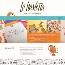La Trastería. Web Development, and Web Design project by Marta Armada - 02.01.2016