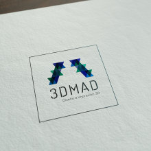 3DMAD impresión en 3D. 3D, Br, ing & Identit project by lydia_carsanz - 02.02.2016