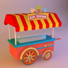 Ice Cream  Ein Projekt aus dem Bereich Traditionelle Illustration, 3D und Grafikdesign von Carlos Rodriguez Smith - 03.02.2016