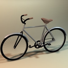 Old Bike. Design, and 3D project by Carlos Rodriguez Smith - 02.03.2016