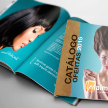 Diseño de catálogo Anual de productos de peluquería. Design, and Graphic Design project by vbernabe - 02.04.2016