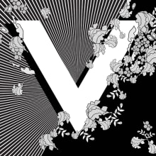 V is for Veil. Ilustração tradicional, e Design gráfico projeto de Leticia Vega - 05.02.2016