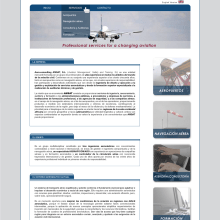 Diseño web - Consultoría Aeronáutica Ein Projekt aus dem Bereich Webdesign von Luis Mazuecos Salas - 06.02.2012