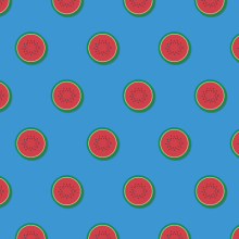 fruit patterns. Traditional illustration project by Maria Miró - 02.08.2016