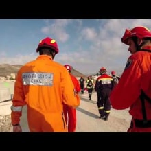 Ejercicio Beta en Rojales con la Unidad Militar de Emergencias. Cinema, Vídeo e TV projeto de Victor Suau - 10.09.2014