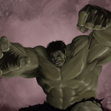 Hulk smash!!. Ilustração tradicional, Design de personagens, Artes plásticas, Pintura, e Comic projeto de Carlos Gollán - 10.02.2016