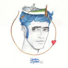 Corazón Kinki - ¿Quién Maneja mi barca?. Un proyecto de Ilustración tradicional, Bellas Artes y Pintura de Fernando Fernández Torres - 11.02.2016