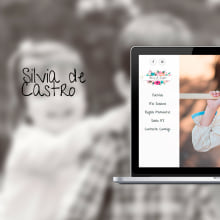 Diseño web: Silvia de Castro. Graphic Design, Information Architecture, and Web Development project by Erlantz Aristegi - 02.11.2013