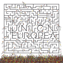 El laberinto de la Unión Europea. Un proyecto de Diseño, Ilustración, Dirección de arte, Bellas Artes y Diseño gráfico de Edgardo Ottaviano - 31.01.2016