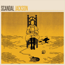 Vinilo para el grupo de música, Scandal Jackson. 2016. . Traditional illustration, and Graphic Design project by Uri - 02.17.2016