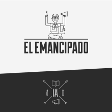 El Emancipado. Un proyecto de Diseño, Dirección de arte, Br, ing e Identidad, Diseño editorial y Diseño gráfico de Carlos Go-niji Loera Orozco - 21.02.2016
