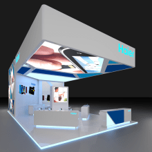 Diseño del stand para la empresa Haier, para el MWC-2016. Un proyecto de Diseño, 3D y Eventos de Ferran Aguilera Mas - 22.02.2016