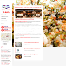 Restaurante Bocamar. Web Design projeto de Alberto Téllez - 13.10.2015