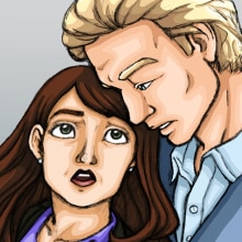 The Mentalist fanart. Traditional illustration, Film, Video, TV, Character Design, Fine Arts, T, pograph, and Comic project by Cristina Aguilera - 02.25.2016