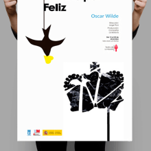 DISEÑO DE CARTEL: El Príncipe Feliz + Amazonia. Een project van  Ontwerp,  Reclame,  Art direction, Redactioneel ontwerp y Grafisch ontwerp van Beatriz Peña Amigot - 01.10.2014