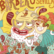 El Barbero de Sevilla. Un proyecto de Diseño e Ilustración tradicional de Dani Blanc - 29.02.2016