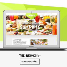The Brunch Restaurant. UX / UI, Design gráfico, e Web Design projeto de Fernando Páez - 01.03.2016