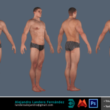 HUMAN TEXTURE. 3D, Animação, e Design de jogos projeto de Alejandro Landero Fernández - 06.02.2015