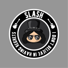 Fan art de Slash. Design, and Web Design project by Veronica Almech - 03.06.2016