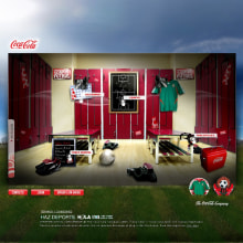 Coca-Cola Futbol. Mex. Direção de arte, Design interativo, Web Design, e Desenvolvimento Web projeto de Gonzalo Rango - 06.03.2016