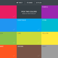 Herramienta online para los colores de tu web. Un proyecto de Diseño Web de Pep Parera - 07.03.2016