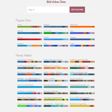 Saber los colores que usa una web. Un proyecto de Diseño Web de Pep Parera - 07.03.2016