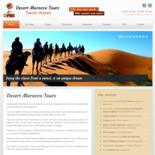 Diseño Web "Desert Morocco Tours". Web Design, e Desenvolvimento Web projeto de DCI Punto y Coma - 01.10.2015