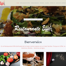 Diseño Web "Restaurante Eiffel". Un proyecto de Diseño Web y Desarrollo Web de DCI Punto y Coma - 03.03.2016