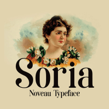 Soria- Free noveau typeface. Un progetto di Tipografia di bydani - 07.03.2016