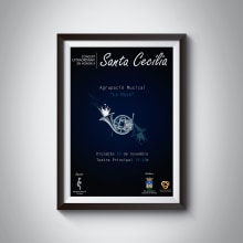 [Cartel] Concierto Sta. Cecília 2014. Graphic Design project by Elido Gañó Valoy - 11.28.2014