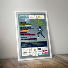 Carrera RuningPinto 2015. Eventos, e Design gráfico projeto de Sergio Saz - 28.02.2015