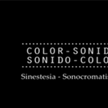 Sinestesia - Sonocromatismo. Fine Arts, Interactive Design, and Video project by Tania Martín - 03.09.2016