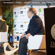 Zaudin Business Club. Web Design projeto de Álvaro Cordero Herrera - 09.03.2016