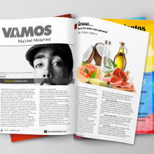 Revista Deportiva. Design, Editorial Design, and Graphic Design project by Yanel Pinto - 03.12.2016
