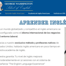 Web a medida: GEORGE WASHINGTON SCHOOL. Un proyecto de Publicidad y Desarrollo Web de Publicis Proximedia - 13.03.2016