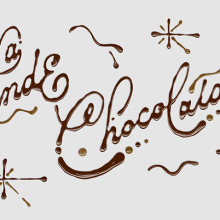 La Grande Chocolatada. Ilustração tradicional, Artes plásticas, e Tipografia projeto de Ales Santos - 13.03.2016