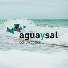 Agua y Sal Comunicación. Br, ing, Identit, Graphic Design, and Web Design project by Ángelgráfico - 03.14.2016